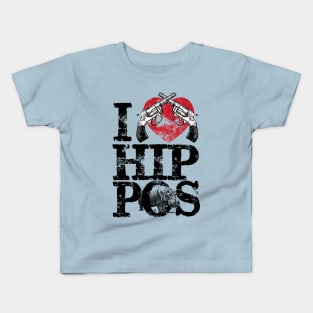 I Heart Hippos Kids T-Shirt